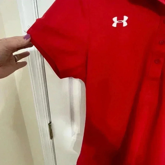 Under Armour NFL Arizona Cardinals Polo Woman Size Medium NWT - Picture 6 of 8